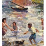 ANONIMO, Figure nel paesaggio marino