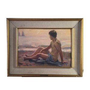 ANONIMO, figure by the sea