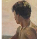 ANONIMO, figure by the sea