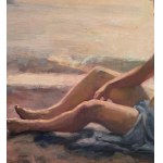 ANONIMO, figure by the sea