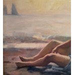 ANONIMO, figure by the sea