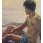 ANONIMO, figure by the sea