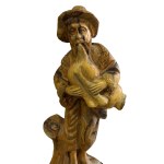 Set di 10 statuine di pastori del presepe napoletano
