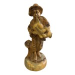 Set di 10 statuine di pastori del presepe napoletano