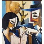 ANONIMO, two figures