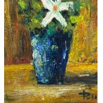 UNIDENTIFIED SIGNATURE, Vase with flowers