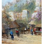 EUGENIO MAGNO, Scène de marché - Eugenio Magno (1944)
