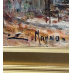 EUGENIO MAGNO, Scène de marché - Eugenio Magno (1944)