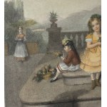 ANONYME, « Figures sur une terrasse »