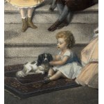 ANONYME, « Figures sur une terrasse »