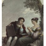 ANONIMO, Raphael Sanzio and La Fornarina