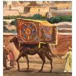 UNIDENTIFIED SIGNATURE, Street scene with figures in Istanbul