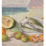 GIOVANNI BATTISTA FILOSA, still life by the sea
