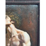 ANONIMO, Half-Length Portrait of a Nude Male