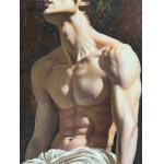 ANONIMO, Half-Length Portrait of a Nude Male
