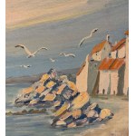 A. Siffa, Mořská krajina s čluny – A. Siffa