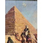 ANONIMO, Bedouins walking in the desert