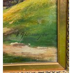 SIGNATURE NON IDENTIFIÉE, Paysage de montagne