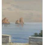 FIRMA NON IDENTIFICATA, Veduta di Capri
