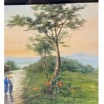 UNIDENTIFIED SIGNATURE, Hillside with a view