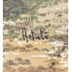 UNIDENTIFIED SIGNATURE, Hillside with a view