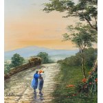 UNIDENTIFIED SIGNATURE, Hillside with a view