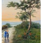 UNIDENTIFIED SIGNATURE, Hillside with a view