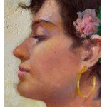 Fortunato Pugliese, Portrait of a Spanish model - Fortunato Pugliese