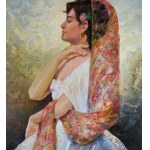 Fortunato Pugliese, Portrait of a Spanish model - Fortunato Pugliese