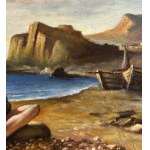 ANONIMO, Two Figures by the Sea at Dawn