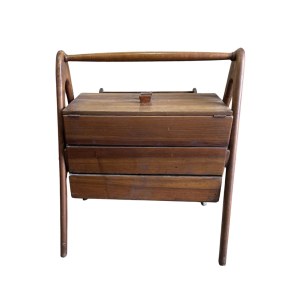 Vintage solid wood work table