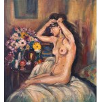 ANONIMO, Female nude in an interior