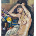 ANONIMO, Female nude in an interior