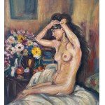 ANONIMO, Female nude in an interior