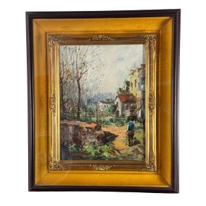 Scarmuzzini, Countryside landscape with figures - Scarmuzzini