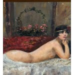 SCUOLA ITALIANA, Portret modelki