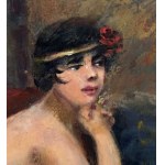 SCUOLA ITALIANA, Portret modelki