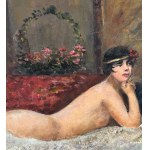 SCUOLA ITALIANA, Portret modelki