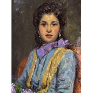 ANONYME, Portrait d'une jeune femme
