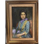 ANONYME, Portrait d'une jeune femme