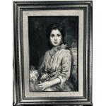 ANONYME, Portrait d'une jeune femme
