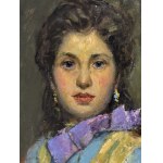 ANONYME, Portrait d'une jeune femme