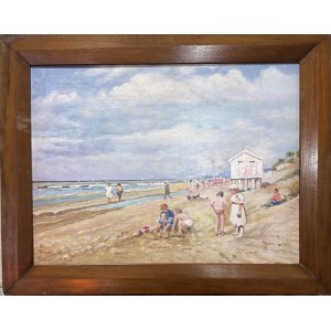 ANONIMO, Figures on a seashore