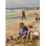 ANONIMO, Figures on a seashore