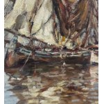 UNIDENTIFIED SIGNATURE, Seascape with boats