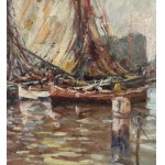 UNIDENTIFIED SIGNATURE, Seascape with boats