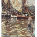 UNIDENTIFIED SIGNATURE, Seascape with boats