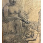 UNBEKANNTE UNTERSCHRIFT, Zwei Figuren
