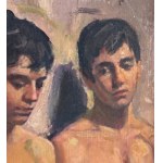 ANONIMO, Three male figures