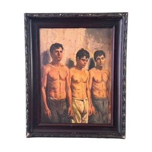 ANONIMO, Three male figures